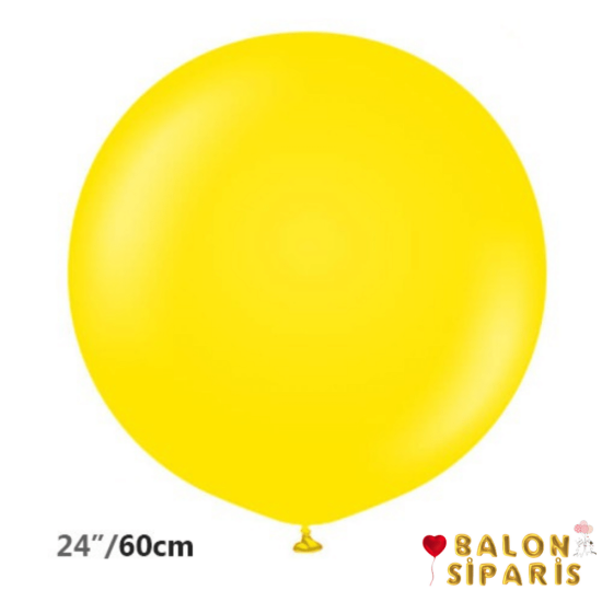 Jumbo Balon Sarı 60 cm