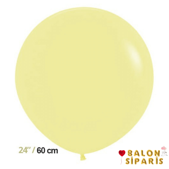 Jumbo Balon Vanilya 60 cm