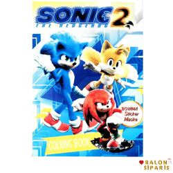 Sonic Boyama Kitabı Stickerlı (16 Sayfa)