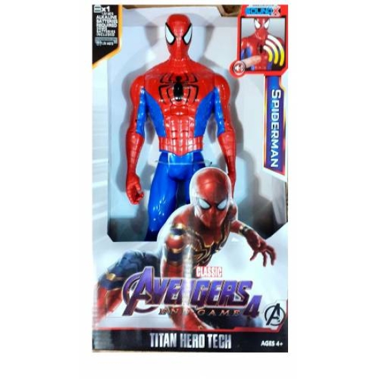 Spiderman Örümcek Adam Sesli Işıklı  30 Cm