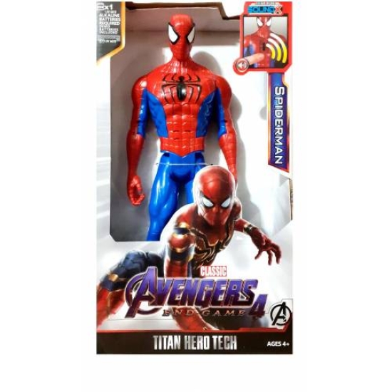 Spiderman Örümcek Adam Sesli Işıklı  30 Cm