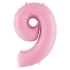 9- Rakam Pembe Renk Balon  76 Cm