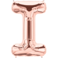 I - Harf Folyo Balon RoseGold 100 cm I - Harf Folyo Balon RoseGold 100 cm