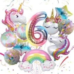 Unicorn Figür Balon