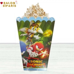 Sonic Boom Mısır Kutusu 8 Adet