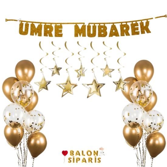 Umre Mubarek Seti Gold