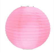 Pembe Yuvarlak Fener Süs (35 cm)