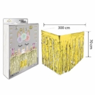 Gold Püsküllü Masa Eteği 70*300 cm
