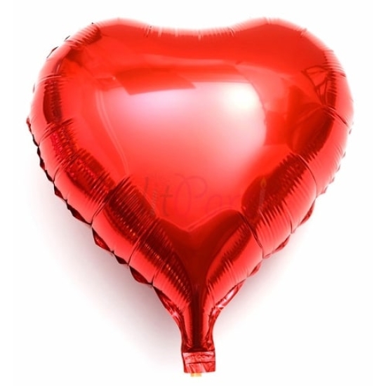 Kırmızı Kalp Folyo Balon (45 cm)