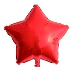Yıldız Folyo Balon Kırmızı (45 cm)