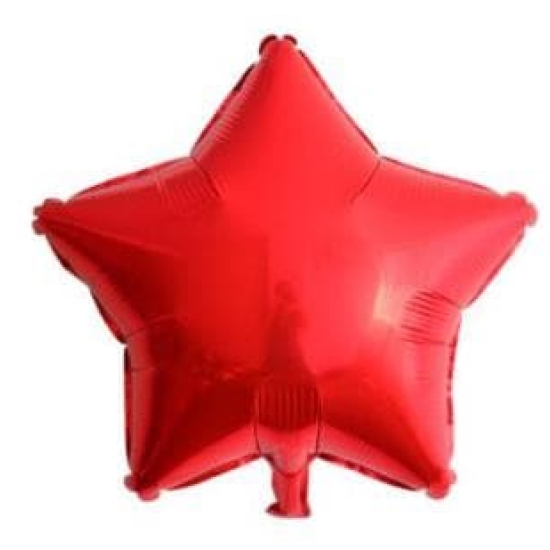 Yıldız Folyo Balon Kırmızı (45 cm)
