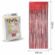 Duvar ve Kapı Perdesi Kırmızı 100*220cm