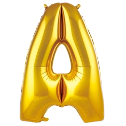 A  Harf Folyo Balon Gold 86 Cm