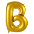 B Harf Folyo Balon Gold 40 Cm