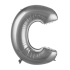 C- Harf  Gümüş Renk Balon 100 Cm