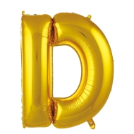 D Harf Folyo Balon Gold 86 Cm D Harf Folyo Balon Gold 86 Cm