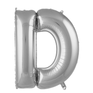 D- Harf Folyo Balon Gümüş 40 Cm D- Harf Folyo Balon Gümüş 40 Cm