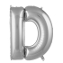 D- Harf Folyo Balon Gümüş 40 Cm