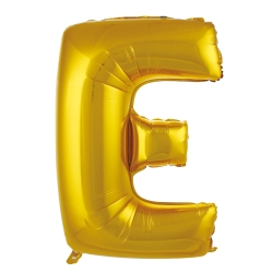 E Harf Folyo Balon Gold 86 Cm