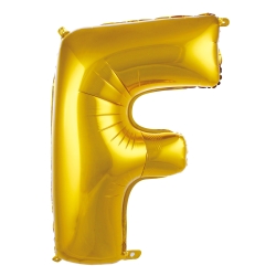 F Harf Folyo Balon Gold 40 Cm