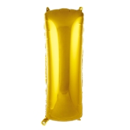 I Harf Folyo Balon Gold 40 Cm