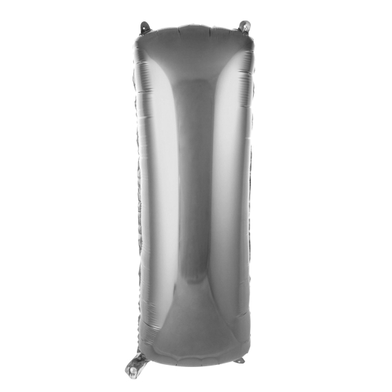 I- Harf  Gümüş Renk Balon 100 Cm