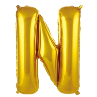 N Harf Folyo Balon Gold 40 Cm N Harf Folyo Balon Gold 40 Cm
