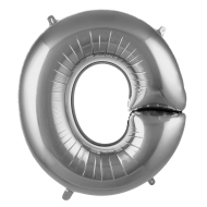 O- Harf Folyo Balon Gümüş 40 Cm