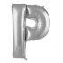 P Harfi Gümüş Renk Folyo Balon 86 Cm