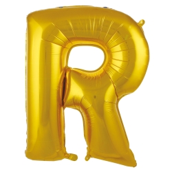 R- Harf 40 Inc Gold Renk Balon 100 Cm