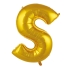 S Harf Folyo Balon Gold 86 Cm
