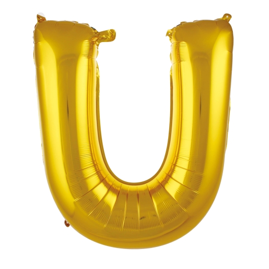 U Harf Folyo Balon Gold 40 Cm