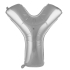 Y- Harf Folyo Balon Gümüş 40 CM