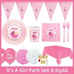 İts A Girl Parti Seti 8 Kişilik (Kız)