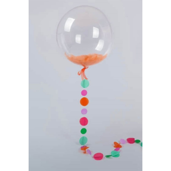 Şeffaf Balon İçi Tüy Turuncu (100 adet)