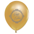 Happy Birthday Gold Balon - 10 Adet
