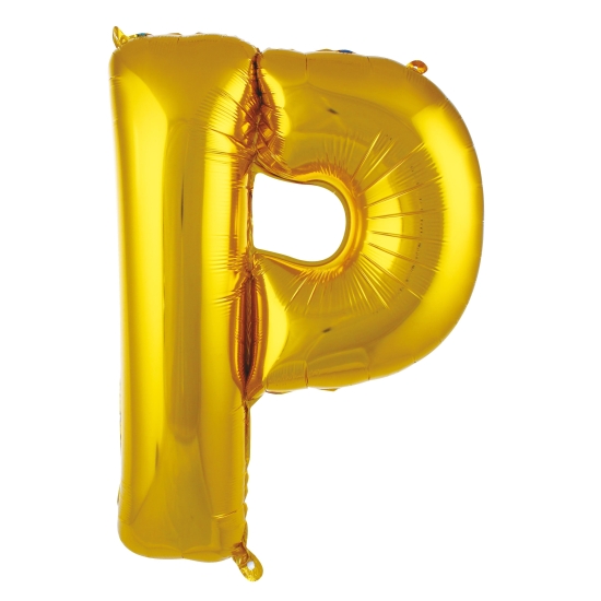 P- Harf 40 Inc Gold Renk Balon 100 Cm