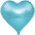 Açık Mavi Kalp Folyo Balon (45 cm)