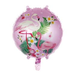 Flamingo Pembe Folyo Balon 45 cm