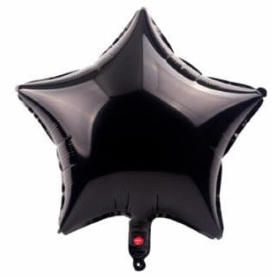 Yıldız Folyo Balon Siyah (45 cm)