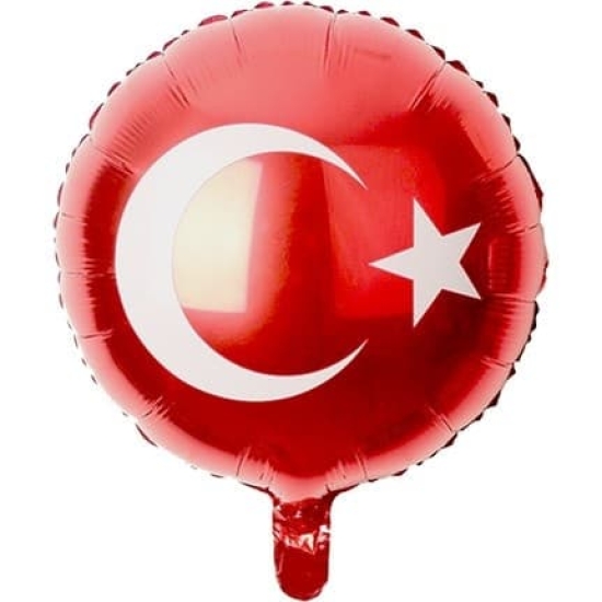 Türk Bayrak Folyo Balon