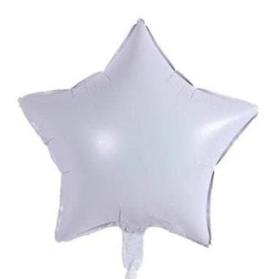 Yıldız Folyo Balon Beyaz (45 cm)