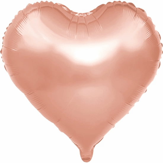 Gül Pembesi Kalp Folyo Balon (45 cm)