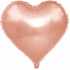 Gül Pembesi Kalp Folyo Balon (45 cm)