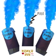 Sis Bombası Mavi 