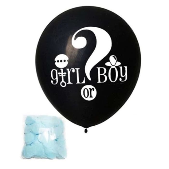 Cinsiyet Balonu Erkek İçin Büyük Boy