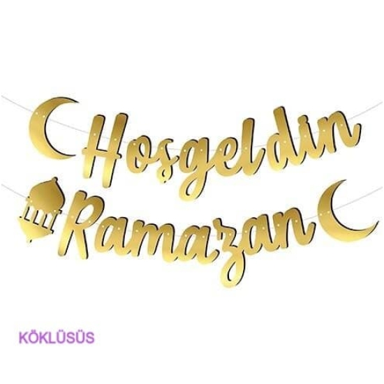 Hoş Geldin Ramazan Kaligrafi Banner