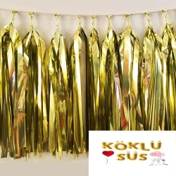 Gold Püskül Süs 4 metre