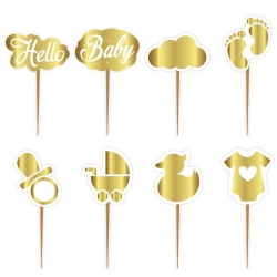 Hello Baby Kürdan Gold 8 Adet