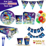 Kral Şakir Uzayda Parti Seti 8 Kişilik